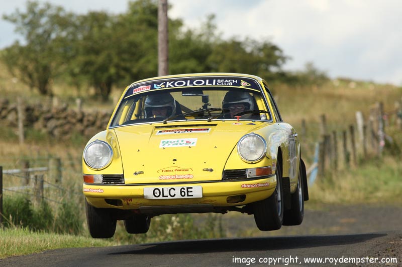 Dessie Nutt wins Ulster Rally 2012 for Tuthill Porsche