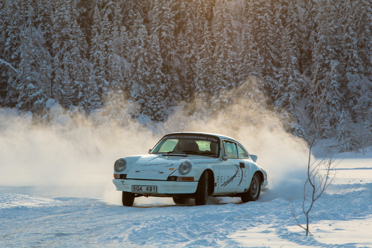 Top Gear tries Porsche Ice Driving