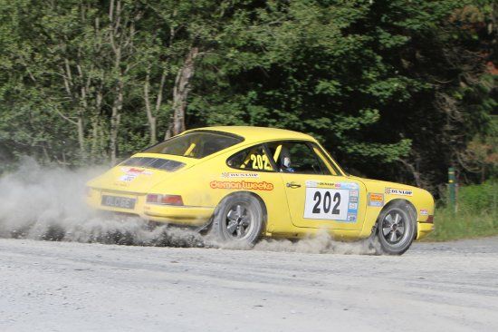 Tuthill Porsche on the Severn Valley Rally