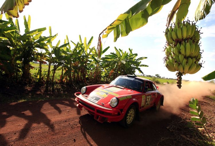 Tuthill Porsche on the 2009 East African Safari Classic Rally