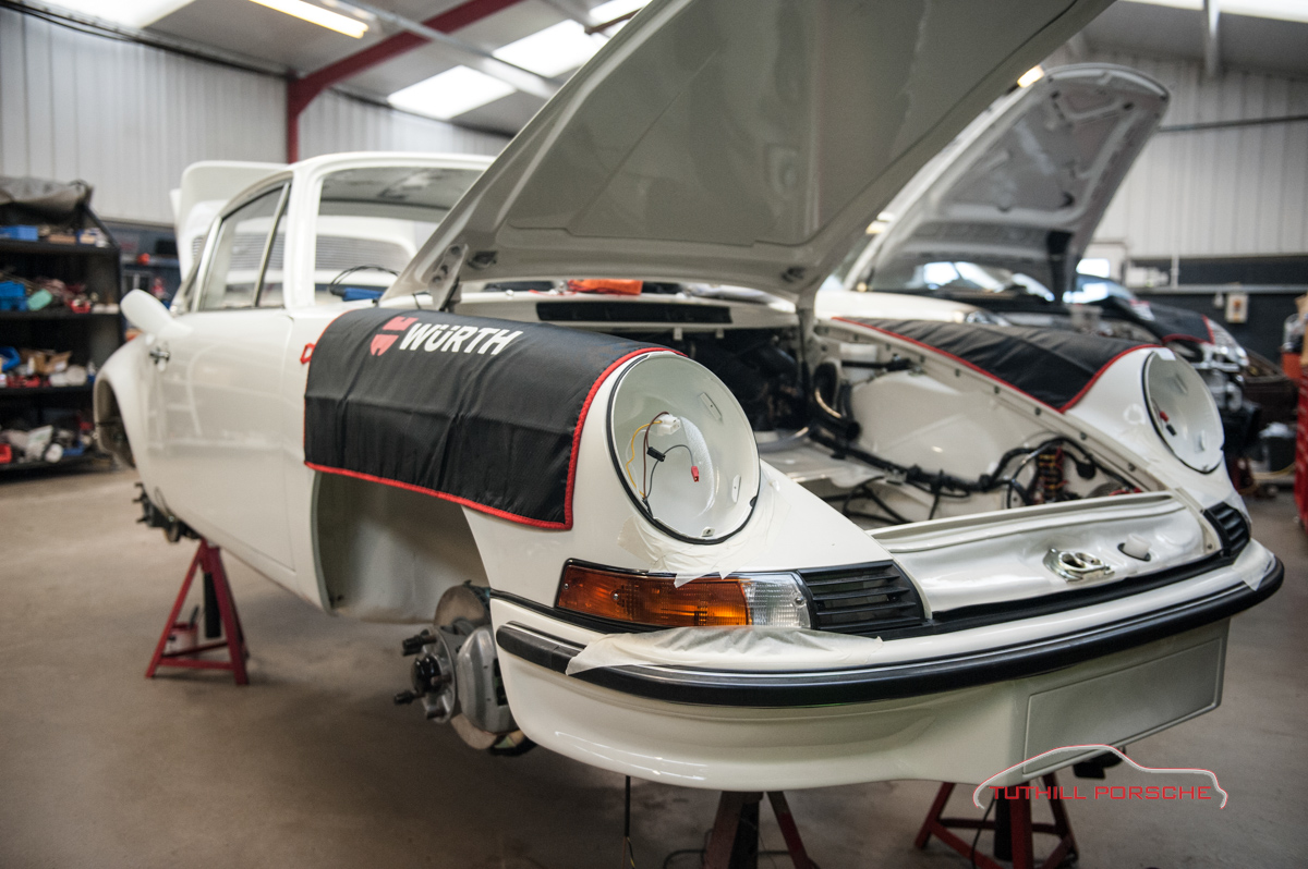 1972 Porsche 911 Carrera RS build approaches completion