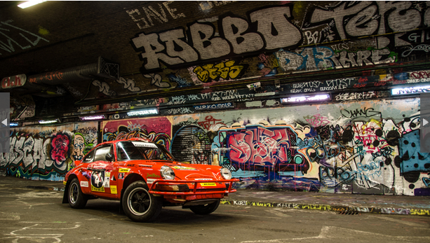 Tuthill Porsche with BBC Top Gear in London