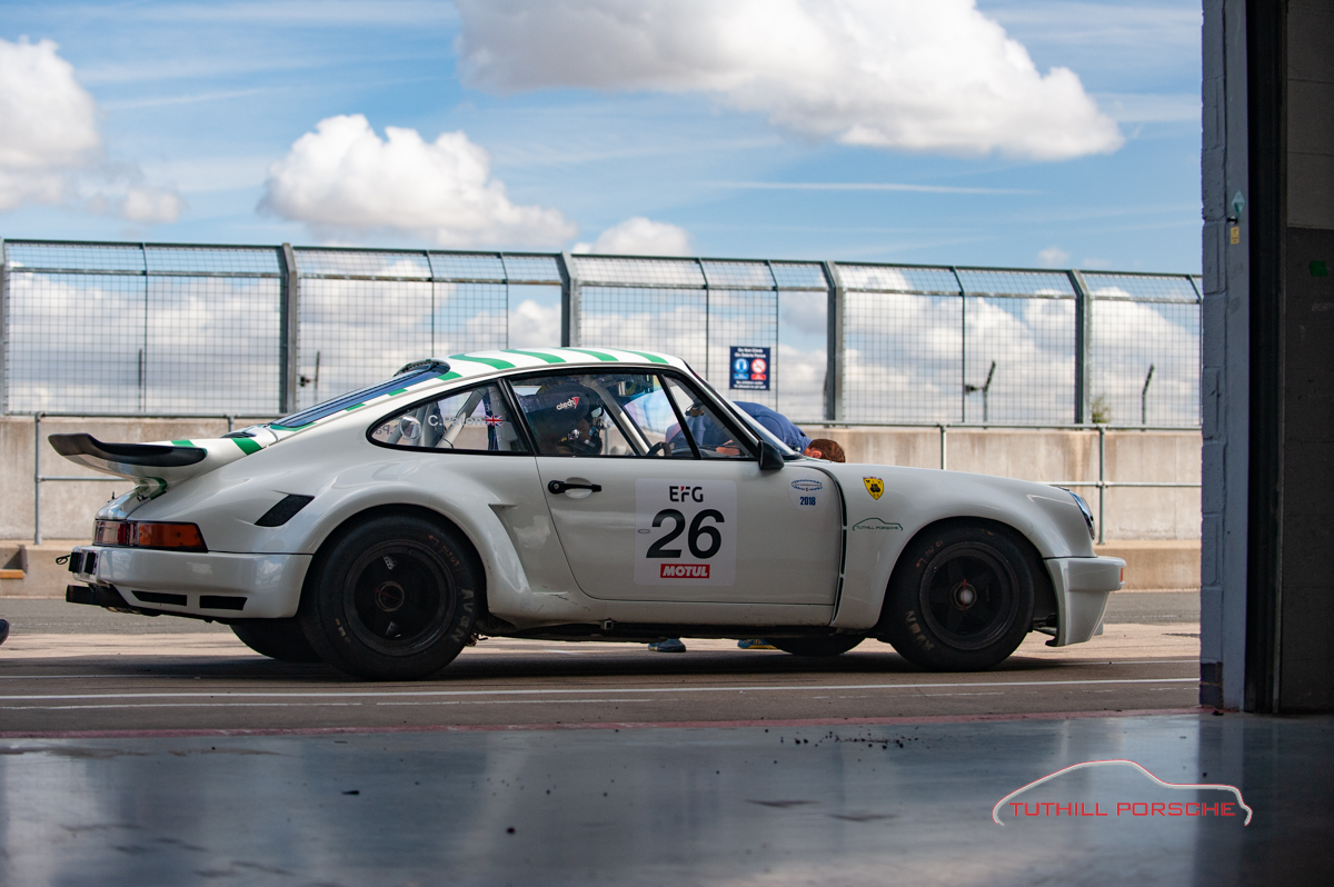 Porsche 911 3.0 RSR testing at Silverstone