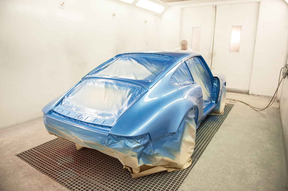 Porsche 911 SC restoration in progress