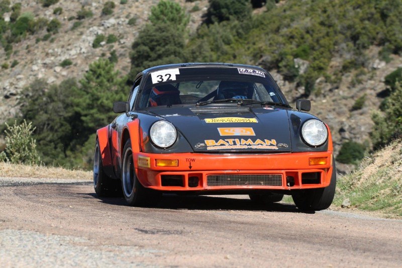 Tuthill Porsche 911 rally car hire on Historic Tour de Corse